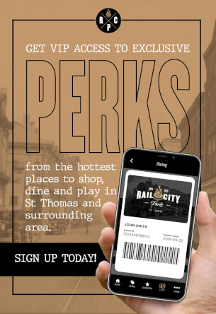 Register your Rail City Perks Membership.
